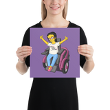 Esperanza From Raising Dion (Yellow Cartoon) Not All Actors Use Stairs Poster