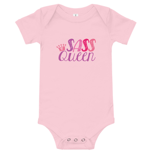 baby onesie babysuit bodysuit Sass Queen Fan Sammi Haney Esperanza Netflix Raising Dion sassy wheelchair pink glasses disability osteogenesis imperfecta