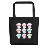black tote bag 9 Different Colored Faces of Sammi Haney Esperanza Netflix Raising Dion fan sassy wheelchair pink glasses disability osteogenesis imperfecta OI