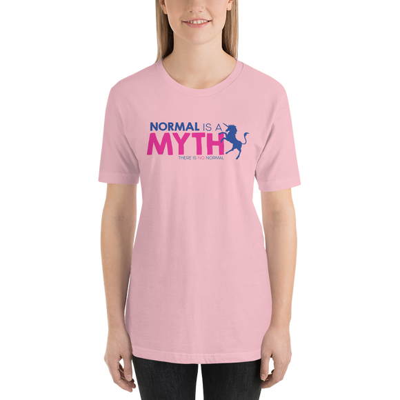 shirt normal is a myth unicorn peer pressure popularity disability special needs awareness inclusivity acceptance activism