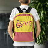 backpack school showing love for the special needs community heart disability wheelchair diversity awareness acceptance disabilities inclusivity inclusion