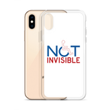 Not Invisible (White iPhone Case)