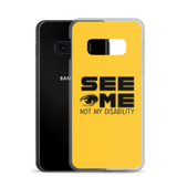 See Me Not My Disability (Halftone) Samsung Case