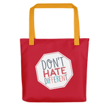 Don't Hate Different (Tote Bag)