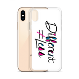Different Does Not Equal Less (As Seen On Netflix’s Raising Dion) White iPhone Case