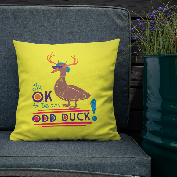 pillow It’s OK to be an odd duck Raising Dion Esperanza fan Netflix Sammi Haney different bird