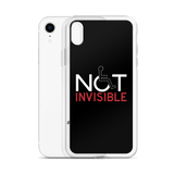 Not Invisible (Black iPhone Case)