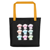 Sammi Haney (Esperanza - Raising Dion) 9 Faces Tote Bag Black