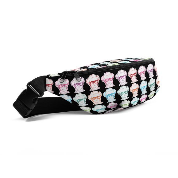 fanny pack print all over Different Colored Faces of Sammi Haney Esperanza Netflix Raising Dion fan sassy wheelchair pink glasses disability osteogenesis imperfecta OI