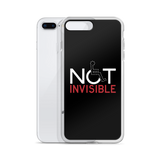Not Invisible (Black iPhone Case)
