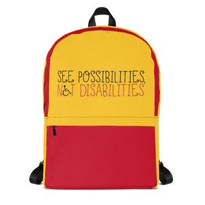 backpack school see possibilities not disabilities future worry parent parenting disability special needs parent positive encouraging hope