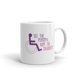 See the Person, Not the Disability (Women's Mug)