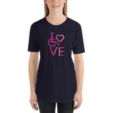 Shirt showing love for the special needs community heart disability wheelchair diversity awareness acceptance disabilities inclusivity inclusion