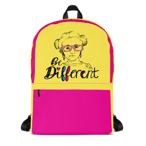 backpack school be different Raising Dion Esperanza fan Netflix Sammi Haney wheelchair pink glasses disability osteogenesis imperfecta