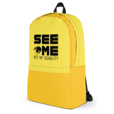 See Me Not My Disability (Halftone) Backpack