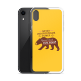 Never Underestimate the power of a Special Needs Papa Bear! iPhone Case