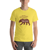 Shirt Never Underestimate the power of a Special Needs Papa Bear! dad father parent parenting man male