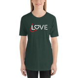 LOVE (for the Special Needs Community) Unisex Shirt Dark Colors