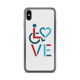 LOVE (for the Special Needs Community) iPhone Case Stacked Design 3 of 3