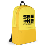 See Me Not My Disability (Halftone) Backpack