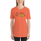 See People, Not Labels (Special Needs Parent Shirt) Orange Label