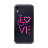 LOVE (for the Special Needs Community) iPhone Case Stacked Design 2 of 3