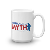 Normal is a Myth (1 Mug with Bigfoot & Loch Ness Monster Side)