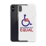 Different but Equal (Disability Equality Logo) iPhone Case