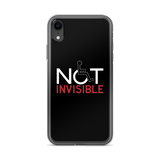 Not Invisible (Black iPhone Case)