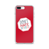 Don't Hate Different (iPhone Case)