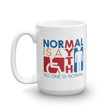 Normal is a Myth (Sign Icons) Mug