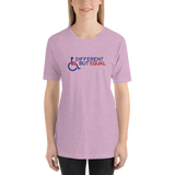 Different but Equal (Disability Equality Logo) Design 2 Unisex Shirt