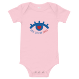 baby onesie babysuit bodysuit love sees no limits luv heart eye disability special needs expectations future lash