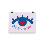 Love Sees No Limits (Poster Design 1) Various Sizes