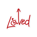 Loved Arrow (I am Loved) Disability Sticker
