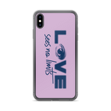 Love Sees No Limits (Halftone Design, iPhone Case)