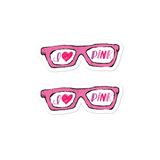 stickers I love Pink pink glasses love luv heart Raising Dion Esperanza fan Netflix Sammi Haney
