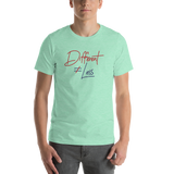 Different Does Not Equal Less (Original Clean Design) Adult Light Color Shirts