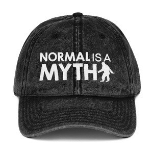 hat normal is a myth big foot yeti sasquatch peer pressure popularity disability special needs awareness inclusivity acceptance activism