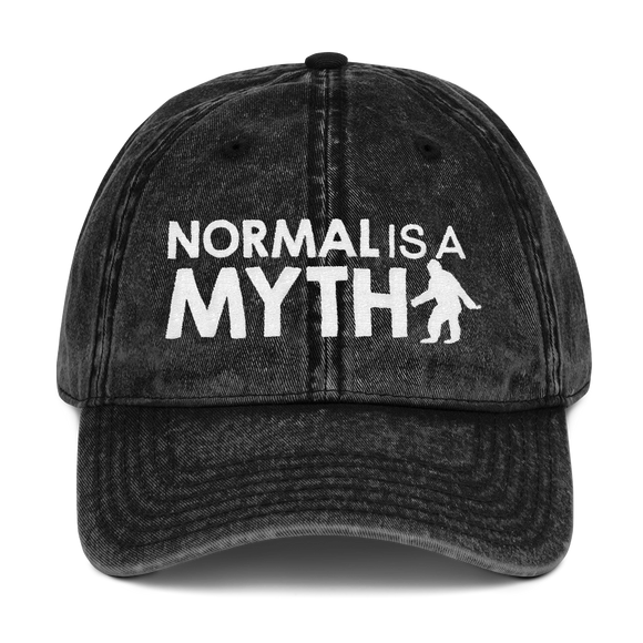 hat normal is a myth big foot yeti sasquatch peer pressure popularity disability special needs awareness inclusivity acceptance activism