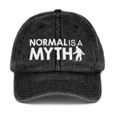 hat normal is a myth big foot yeti sasquatch peer pressure popularity disability special needs awareness inclusivity acceptance activism