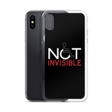 Not Invisible (Black iPhone Case)