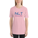 Shirt not invisible disabled disability special needs visible awareness diversity wheelchair inclusion inclusivity impaired acceptance
