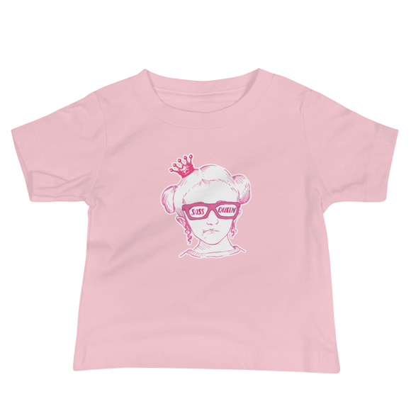 Shirt Sass Queen Fan Sammi Haney Esperanza Netflix Raising Dion sassy wheelchair pink glasses disability osteogenesis imperfecta