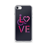 LOVE (for the Special Needs Community) iPhone Case Stacked Design 2 of 3