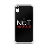 Not Invisible (Black iPhone Case)
