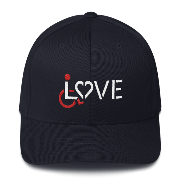 LOVE (for the Special Needs Community) Structured Twill Cap