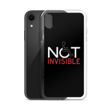 Not Invisible (Black iPhone Case)