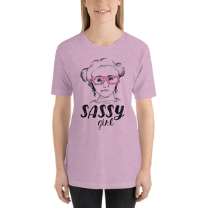 Shirt Sassy Girl Sammi Haney Esperanza Netflix Raising Dion fan super sassy wheelchair pink glasses sass sassy disability osteogenesis imperfecta OI