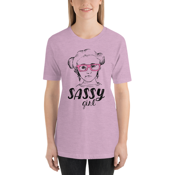 Shirt Sassy Girl Sammi Haney Esperanza Netflix Raising Dion fan super sassy wheelchair pink glasses sass sassy disability osteogenesis imperfecta OI